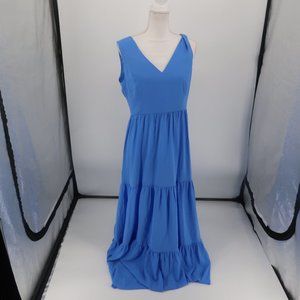 Lilly Pulitzer Maurine Maxi Dress Blue Thistle in Size 12 NWT